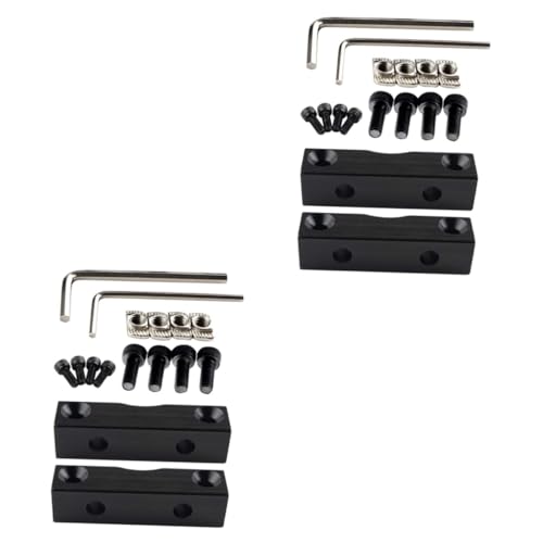 MUCKLILY 2 Sets Aluminum Alloy Z Stepper Motor Mount Block for Printer Z Stepper Motor Bracket Holder Stand Rack for Pri