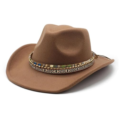 Image of Cowboy Hat Bands for Men and Women,Hatbands Belt for Cowboy /Western /Fedora /Cowgirl Hats Multicolor