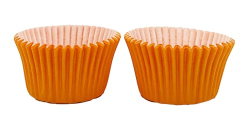 Scrumptious! 24PC Cupcake Cases - Orange - 65GSM 51mm x 38mm Greaseproof Paper Baking Cases - Great for Halloween Birthday and Anniversary Party Muffins Cakes and Bakes - Image 3