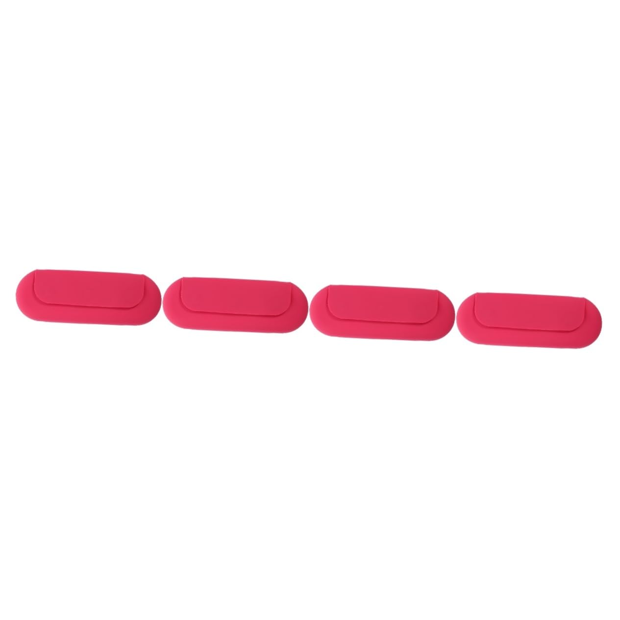Cabilock 4 Pezzi Borsa da Viaggio per Trucco Silicone Organizer Compatto per Spazzole e Cosmetici per Viaggi e Speciali
