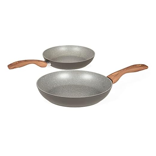 Tognana V779132GRST Set 2 padelle 24+28 cm Great Stone, Alluminio forgiato