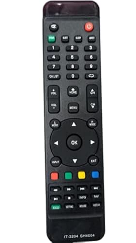 Image of Compatible for Intex Tv Remote Original Replacement for Model 3201 3204 3214 3250 3253 3254 Television - Match Remote Control by Each Keys Perfectly