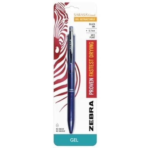 Bolígrafo Sarasa Grand Gel Zebra Pen Negro miniatura 1