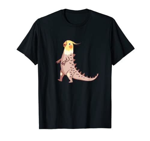 Cacatúa dinosaurio divertido pájaro loro meme Camiseta