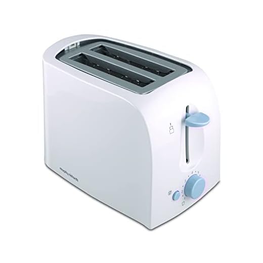 Morphy Richards AT-201 2-Slice 650-Watt Pop-Up Toaster (White)