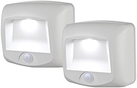 Mr. Beams MB532 Motion-Sensing LED Step/Stair Light, 2-Pack, White, 2 Count
