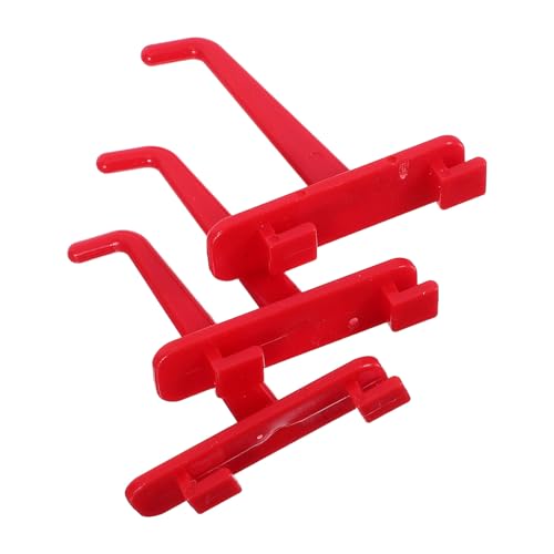 EXHUMKY 3pcs Plastic Pegboard Hooks Garage Storage Rack Wall-Mounted Utility