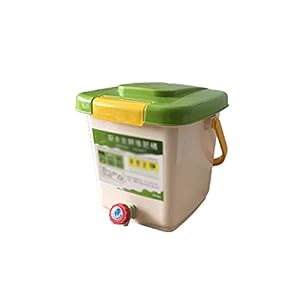 Afvalbakken Compost bin, indoor Compost Bucket Geurloze Compost Emmer voor Keuken Tuin Voedsel Afval met draaghandvat 3 Gallon Gemakkelijk schoon te maken Recycling bin bags