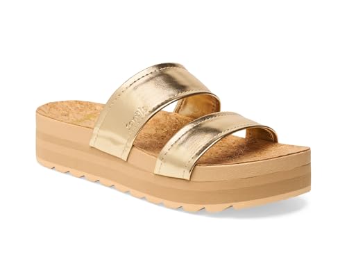 Image of Sanuk Womens Alt-Itude | Platform Sandals Women | Womens Fashion Slide Sandals | Molded Footbed with Arch Support
