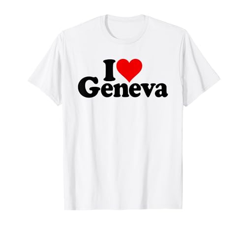 I LOVE HEART GINEBRA SUIZA Camiseta