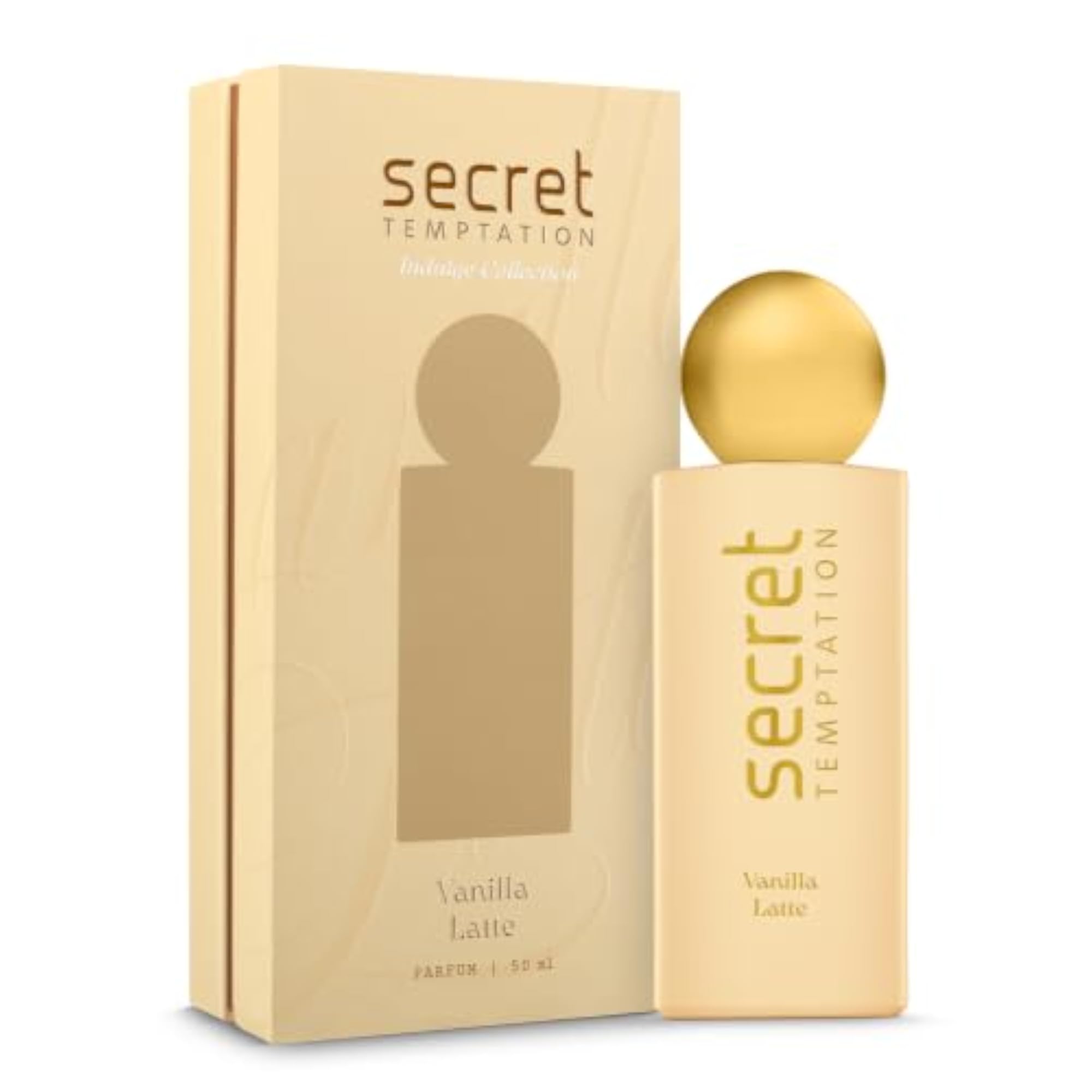 Vanilla Latte Eau De Parfum, Warm Sweet Fragrance, 50ml