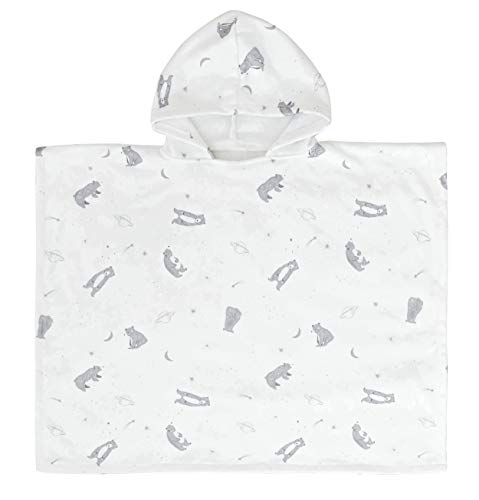 Unisex Kids Baby Beach Bath Gown Soft Pool Swimsuit Cover Up Poncho Hooded Towel Bathrobe Great Bear Small
