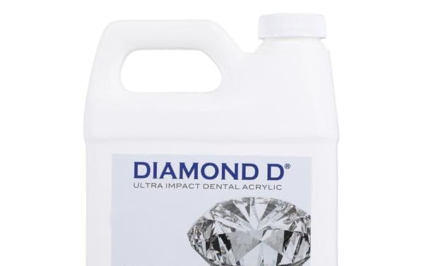 Keystone 1013094 Diamond D 20-Minute Cure Acrylic Liquid Monomer 1 Quart Bottle