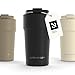 LARS NYSØM Tazza Termica per caffè Thermo Coffee Mug-to-Go 500ml | Tazza da Viaggio 0,5 Litri con Isolamento | In Acciaio Inox e Tenuta stagna per caffè e tè (Carbon Black, 500ml) immagine