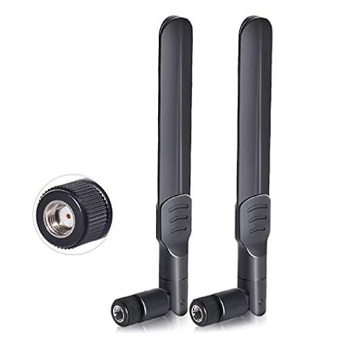 Bingfu Antena WiFi Doble Banda 2.4GHz 5GHz 5.8GHz 8dBi RP-SMA Macho MIMO para ASUS Fenvi Rosewill Gigabyte Enrutador Inalámbrico Mini PCI Express PCIE Tarjeta de Red Cámara de Eeguridad | Ya disponible en tu tienda friki favorita! En mundofriki.es!
