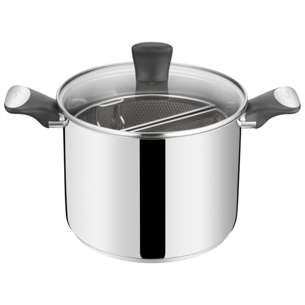 Lagostina Intensive Pro, pâte antiadhésive 22 cm, revêtement titane anti-rayures, cuisson rapide et uniforme, adaptée à toutes les sources de chaleur, y...
