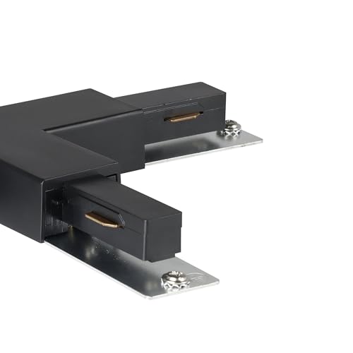 EGLO Zubehör für Schienensystem Easy Track, T-Verbinder für Schienenleiste aus Kunststoff in Schwarz