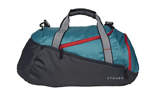 Image of Strabo Rugby Travel Duffel Bag - Colour Teal Water Resistant