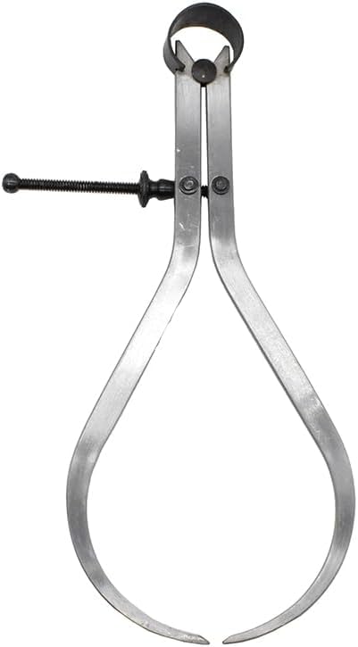 8-Inch Outside Caliper | Precision Spring-Loaded Measuring Tool | Durable Carbon Steel Construction