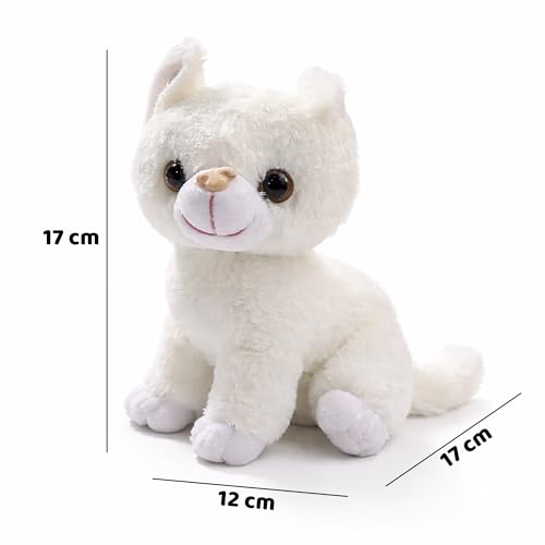 Image of Webby Plush Sitting Cat Soft Toys | Cute Stuffed Animals for Kids and Adults