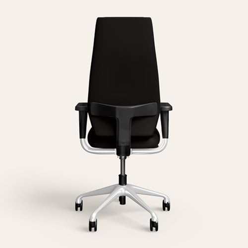 Image of Interio by Godrej Marvel Full Back Leatherette Executive Chair Black Ink