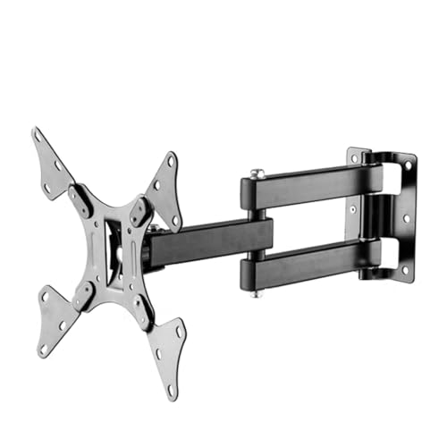 Soporte de pared duradero para montaje en pared Retractable Vesa Mount Iron Rotación para TV de 14-37 pulgadas