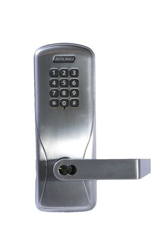 Schlage Electronics CO-100 Series - Cerradura electrónica independiente con teclado, cerradura de embutir, acepta el mejor núcleo SFIC, palanca