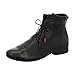 THINK! Damen Guad chromfrei gegerbte Leder gefütterte Stiefelette, 0000 SCHWARZ, 39 EU Baby,Schwarz günstig Kaufen-THINK! Damen Guad chromfrei gegerbte Leder gefütterte Stiefelette, 0000 SCHWARZ, 39 EU