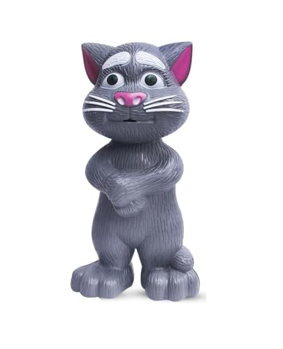 Image of PRIME Talking Tom Cat for Toddlers Musical Toy Gift Kids Educational Repeating and Singing Funny Mimic Toy for Boys and Girls Pack of 1 (Talking Cat)