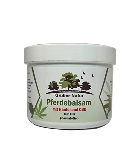 Bálsamo para caballos con aceite de cáñamo y CBD 400 ml