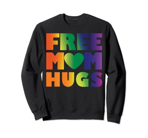 Gratis Mamá Abrazos Camiseta LGBT Orgullo Gay Desfiles Camisa Arco Iris Sudadera