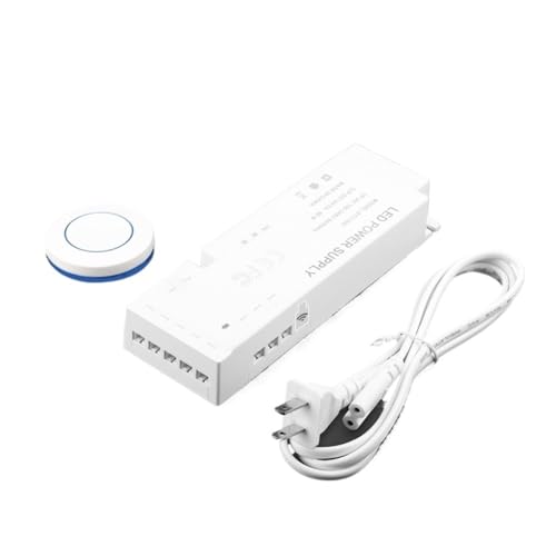 Transformateur 12V 60W pour LED avec interrupteur à télécommande et 10 ports