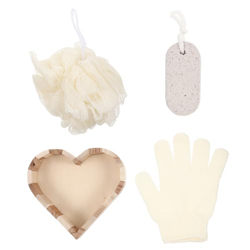 Kit de baño con exfoliante corporal y piedra pómez para pies