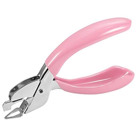 WIFUN Staple Removers, Heavy Duty Staple Pull Tool Family School Office Staple Remover Tool with Non-Slip Handle (Pink) Cover