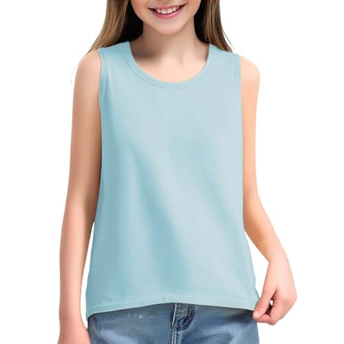 Girls Tank Tops Flowy Loose Fit Sleeveless Undershirts Athletic Lightweight Tank Teens Basic Cute Summer Tunic Tops4