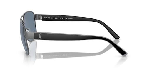 Image of POLO RALPH LAUREN mens Ph3122 Aviator Sunglasses
