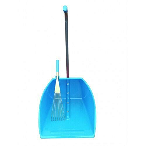 Tubtrugs Faulks Big Tidee - Extra Groß Poop Scoop Muck Skip mit Rechen - Sky Blau Cover