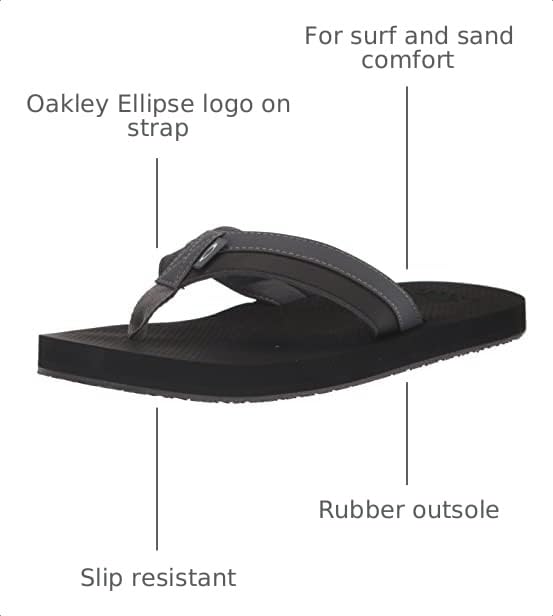 Image of Burke Flip Flop for Men by Oakley