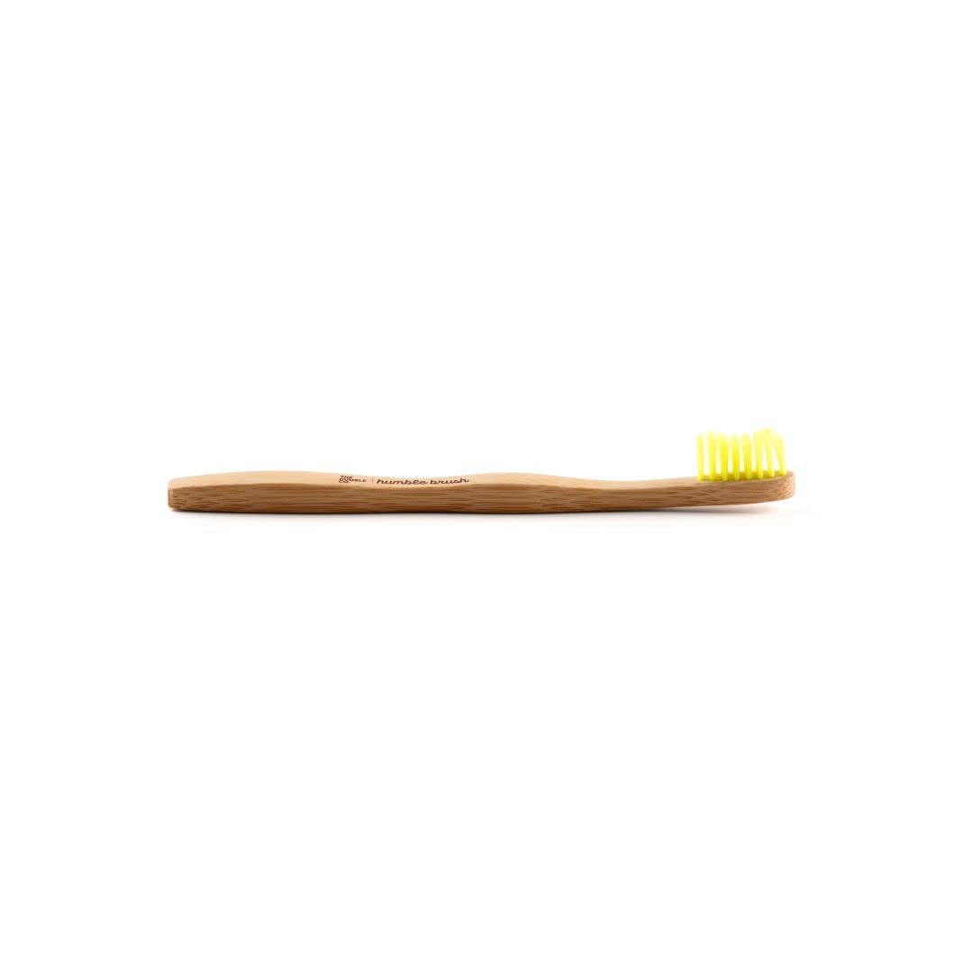 The Humble Co. Brush Çocuk Bambu Diş Fırçası Ultra Soft Sarı 1 Paket(1 x 0.1 g) (3 paketi)