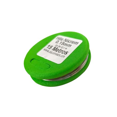 Bobina hilo de resistencia de Nicrom 0,15mm – 15 metros