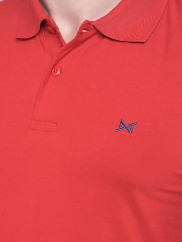 Image of Force NXT Polo Neck T-Shirt for Men Pack of 1 | Regular Fit T-Shirt for Men | Premium Super Combed Rich Cotton Polo Shirt | Men's Ultra Soft Full Sleeve T-Shirt