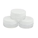 lagercontainer mieten münchen Farbe: klar. Mini-Flaschen 100 STÜCKE X 2G 3G 5G 10G 15G 20g Transparente Probengläser Pot Container mit weißen Deckeln für Make-up Gesichtscreme Lippen Balsamen Lager Geteilte Flasche