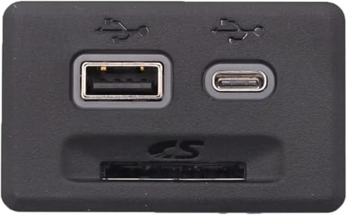 compatibleAdaptador de Interfaz Compatible con Cadillac para XT6 2020, XTS 2018 2019, XT4 CT6 2019 2020, Puerto USB Auxiliar para Tarjeta SD en la Consola Central 13525431