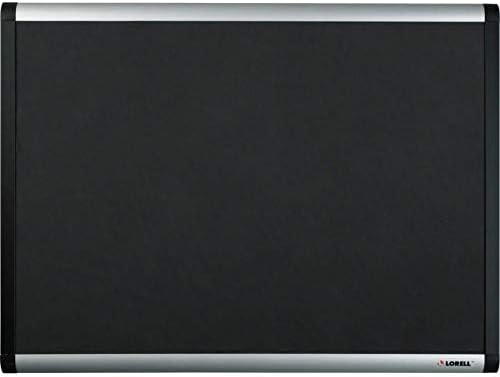 Miniatura 4 de Lorell Tablón de anuncios, tela de malla con herrajes, 3 por 4 pies, color negro