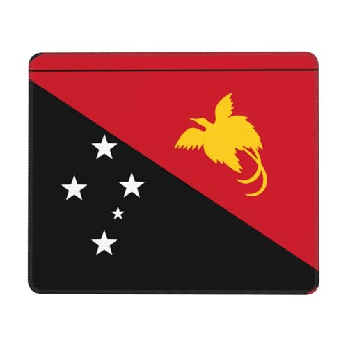 Tapis De Souris Drapeau De La Papouasie-Nouvelle-Guinée Confort Tapis De Bureau Portable Mouse Pad pour Accessoires Clavier Gaming 10X12In