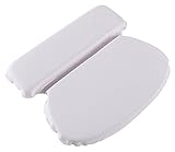 Serene Auras Luxury Padded Spa Bath Pillow with Dual Cushion Sections & 7 Suction Cups