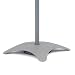 BeMatik - Soportes para altavoz de pie en color gris 2 unidades
