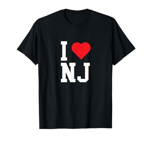 I Love New Jersey - NJ - Throwback Design - Classic T-Shirt