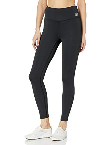 New Balance Women's High Waisted Tight, Black, M
