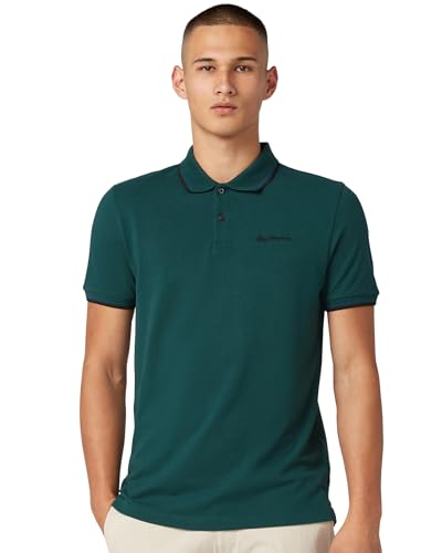 Ben Sherman Men’s Signature Romford Polo, Ocean Green, Small